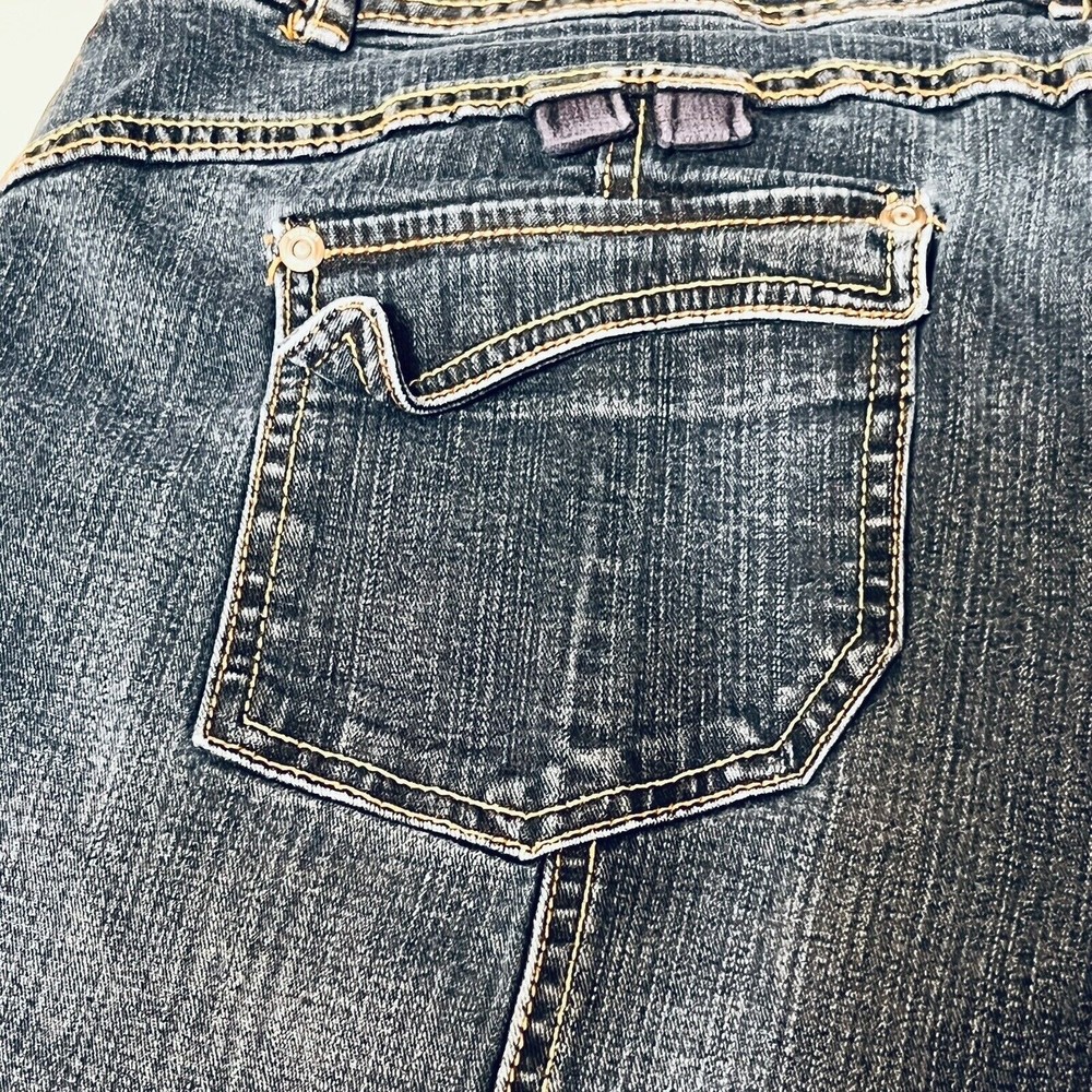 Venezia women's denim cotton pockets decorative seams Bermuda shorts 18/16 pics - Picture 14 of 16
